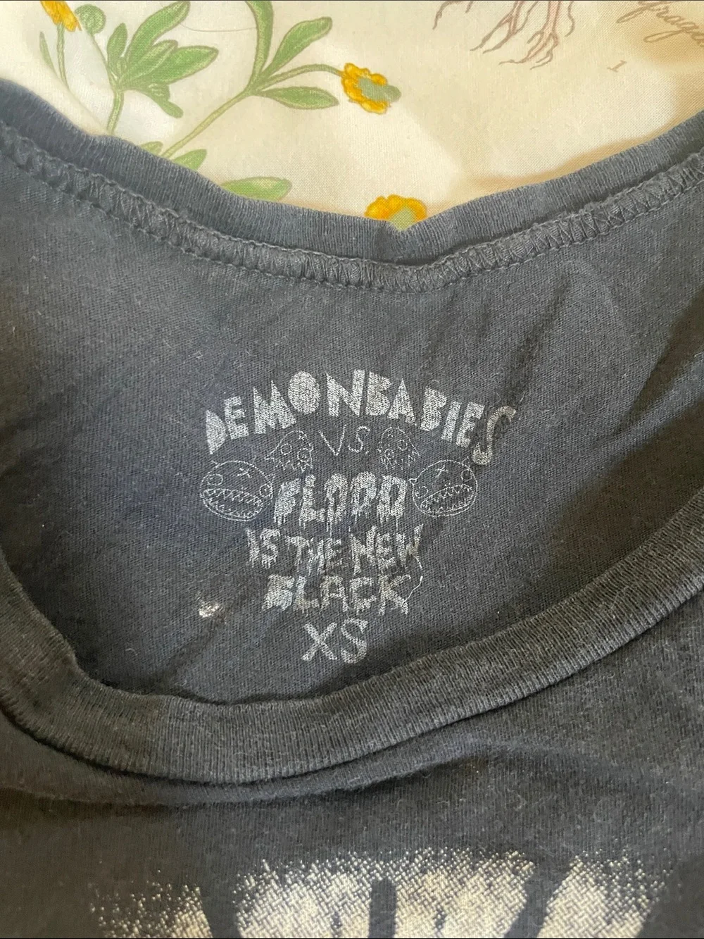 DEMONBABIES - BLOOD IS THE NEW BLACK Metal Cat cutoff shirt